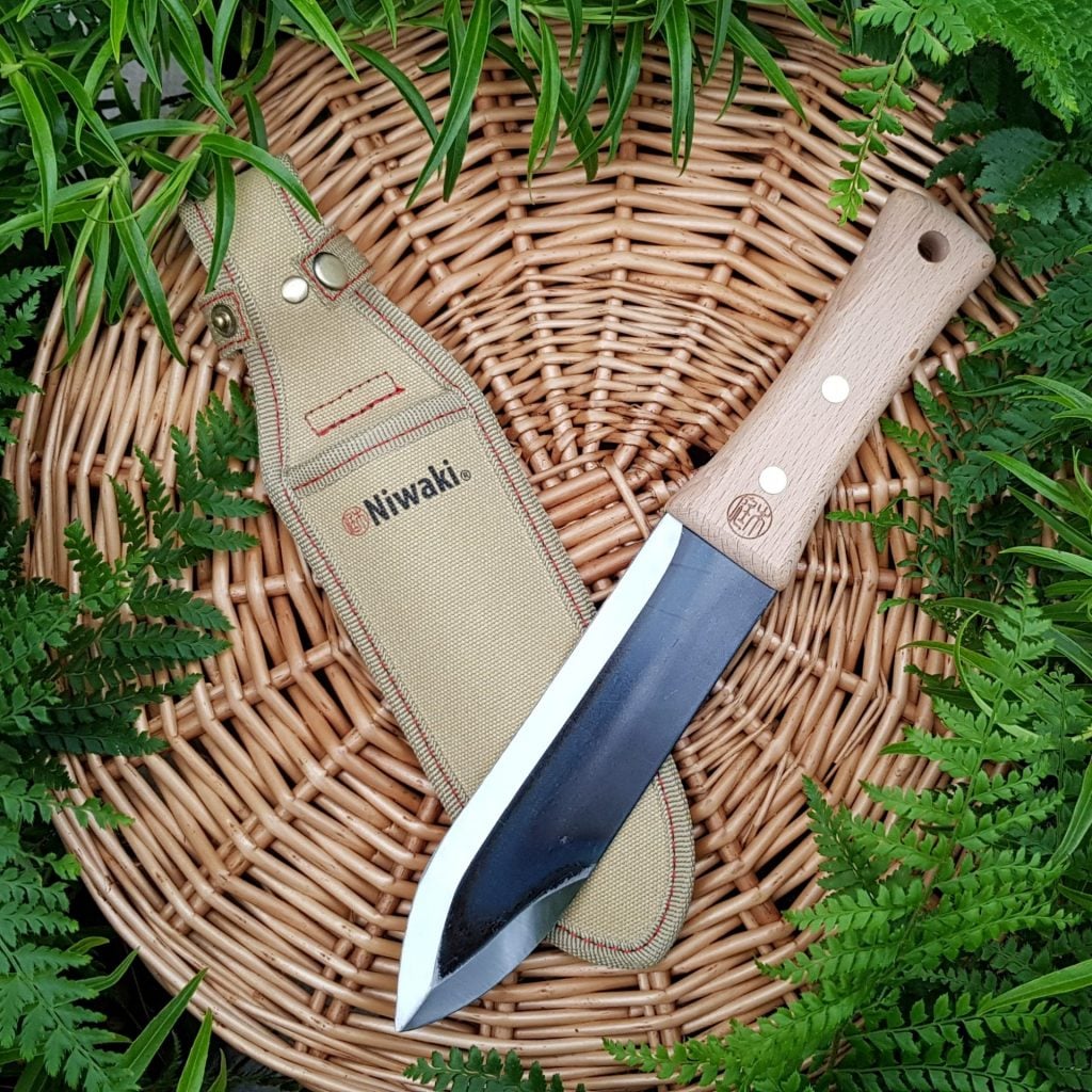 Niwaki Hori Hori Blade and Canvas Holster