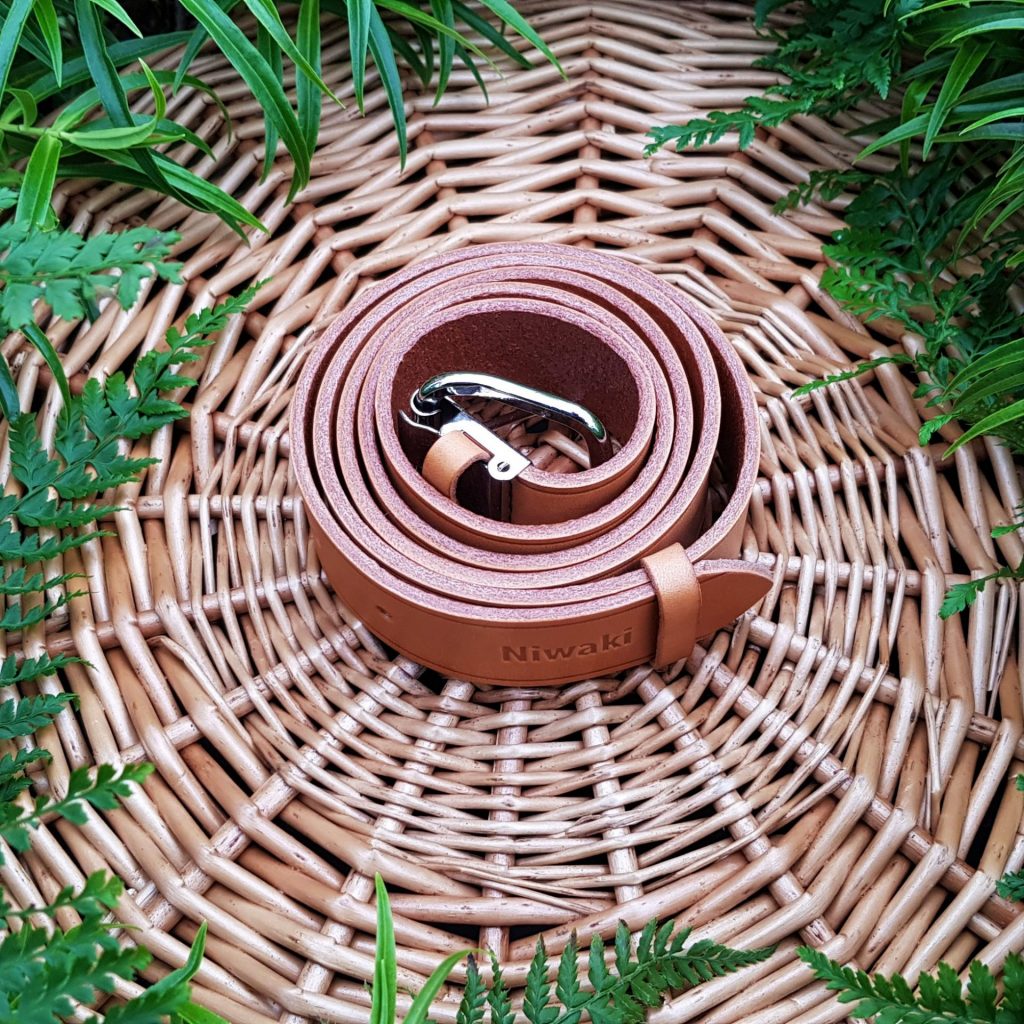 Niwaki Leather Belt - Tan