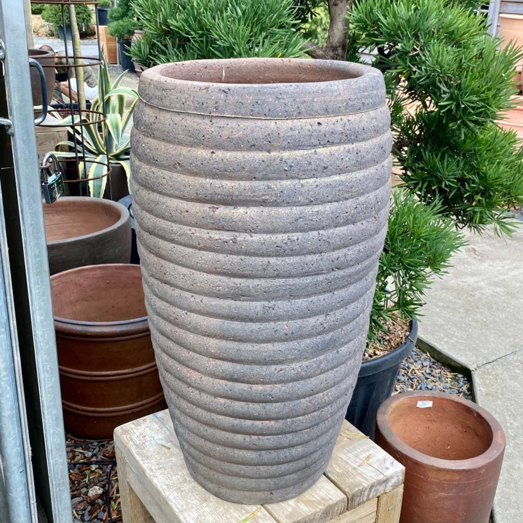 Old Ironstone Jar Round