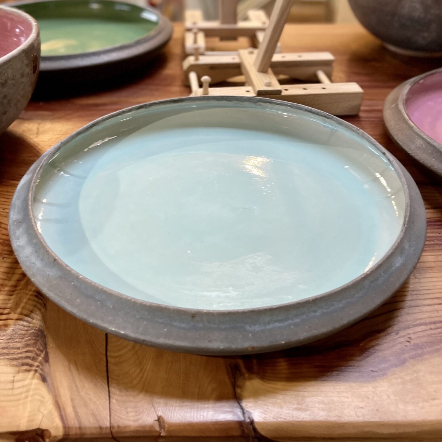 Buy AP Ceramics - Stoneware Platters With Folded Rim - Architectural Plants