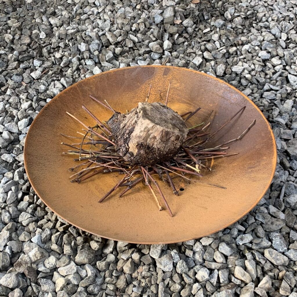 Arrondi Corten Steel Fire Bowl - Image 4