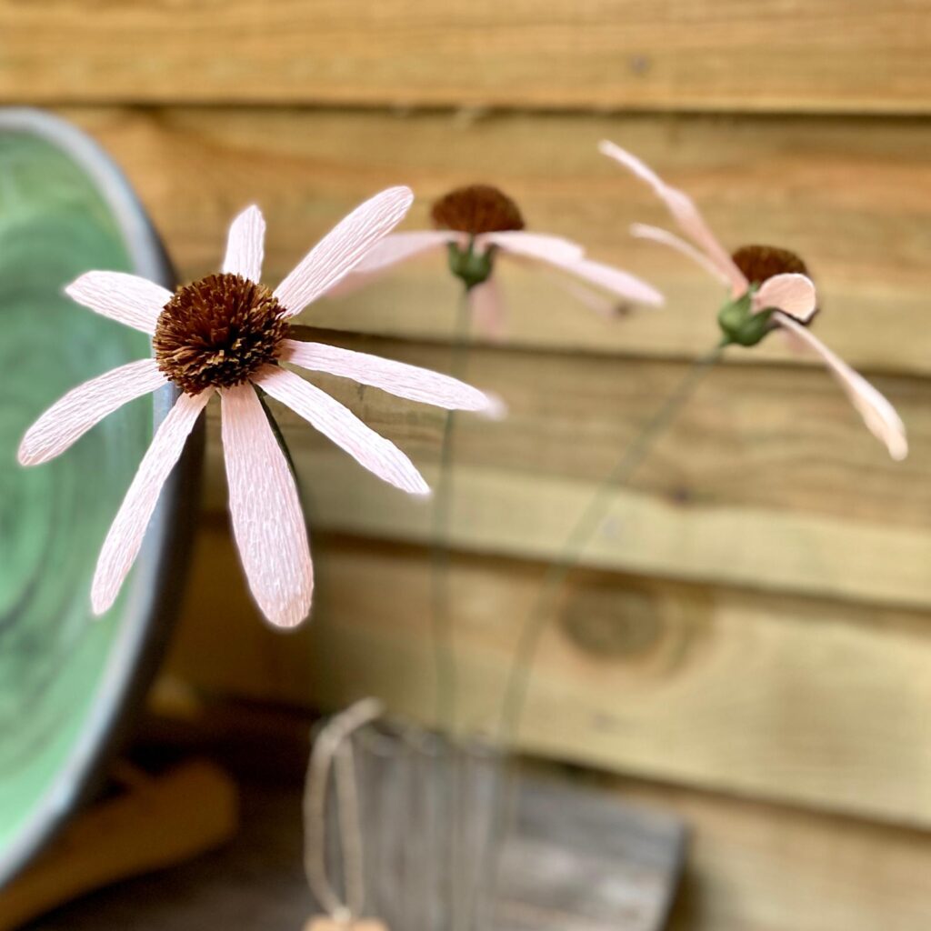 Sussex Handmade Paper Cone Flower - Image 3