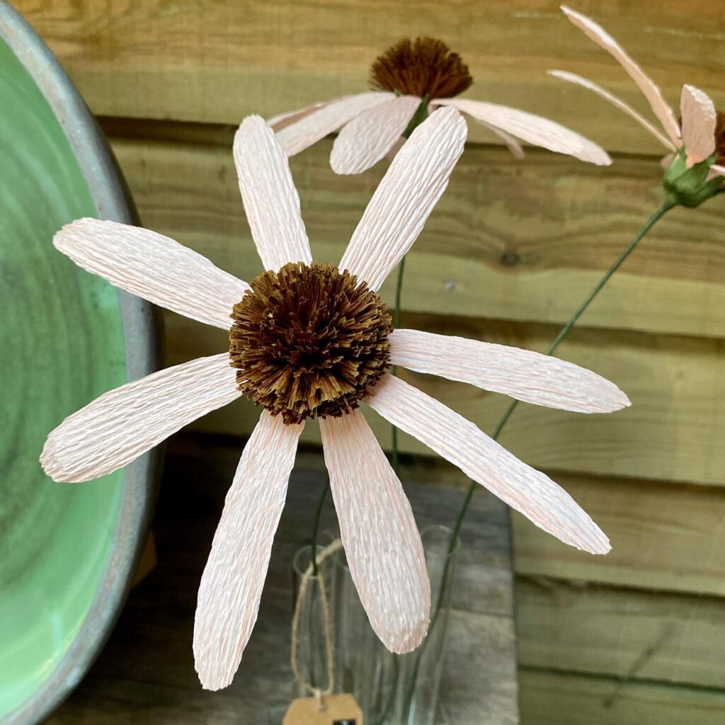 Sussex Handmade Paper Cone Flower - Image 2
