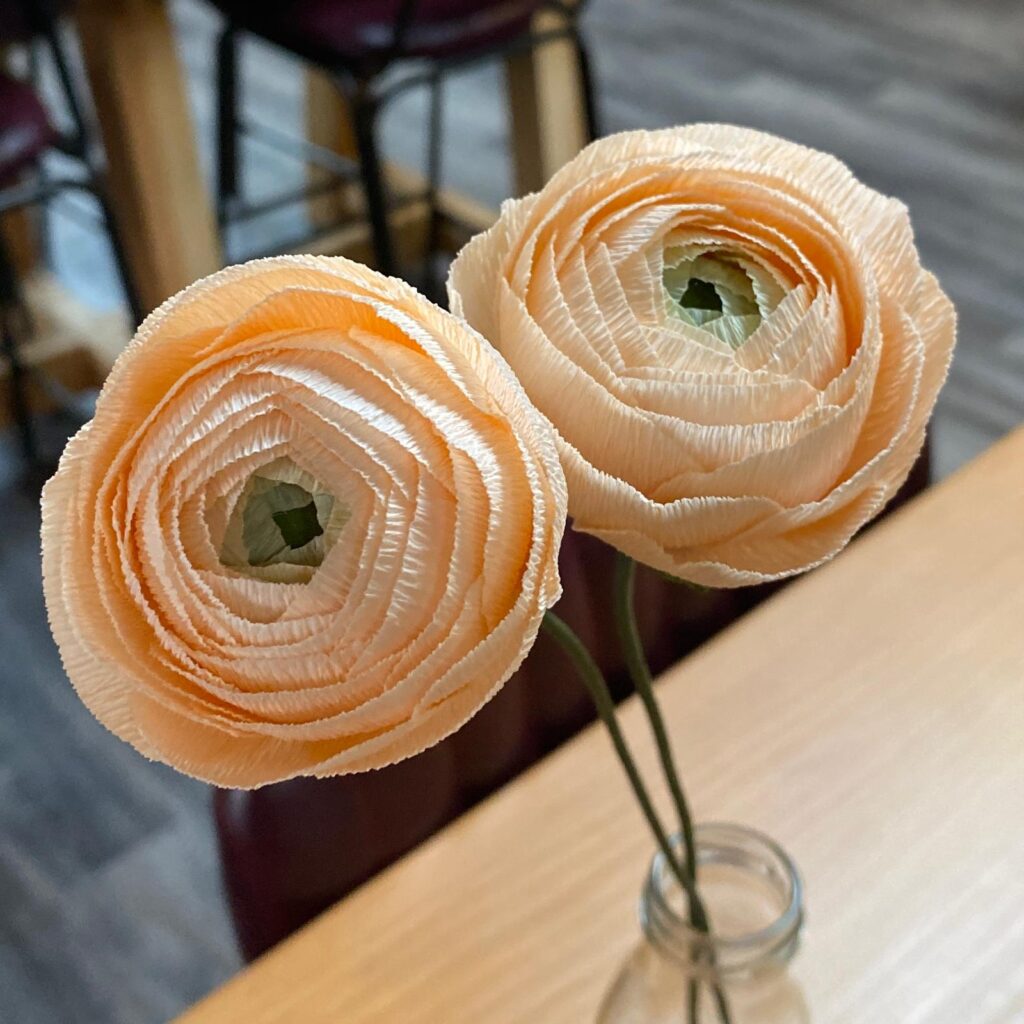 Sussex Handmade Paper Ranunculus - Image 3