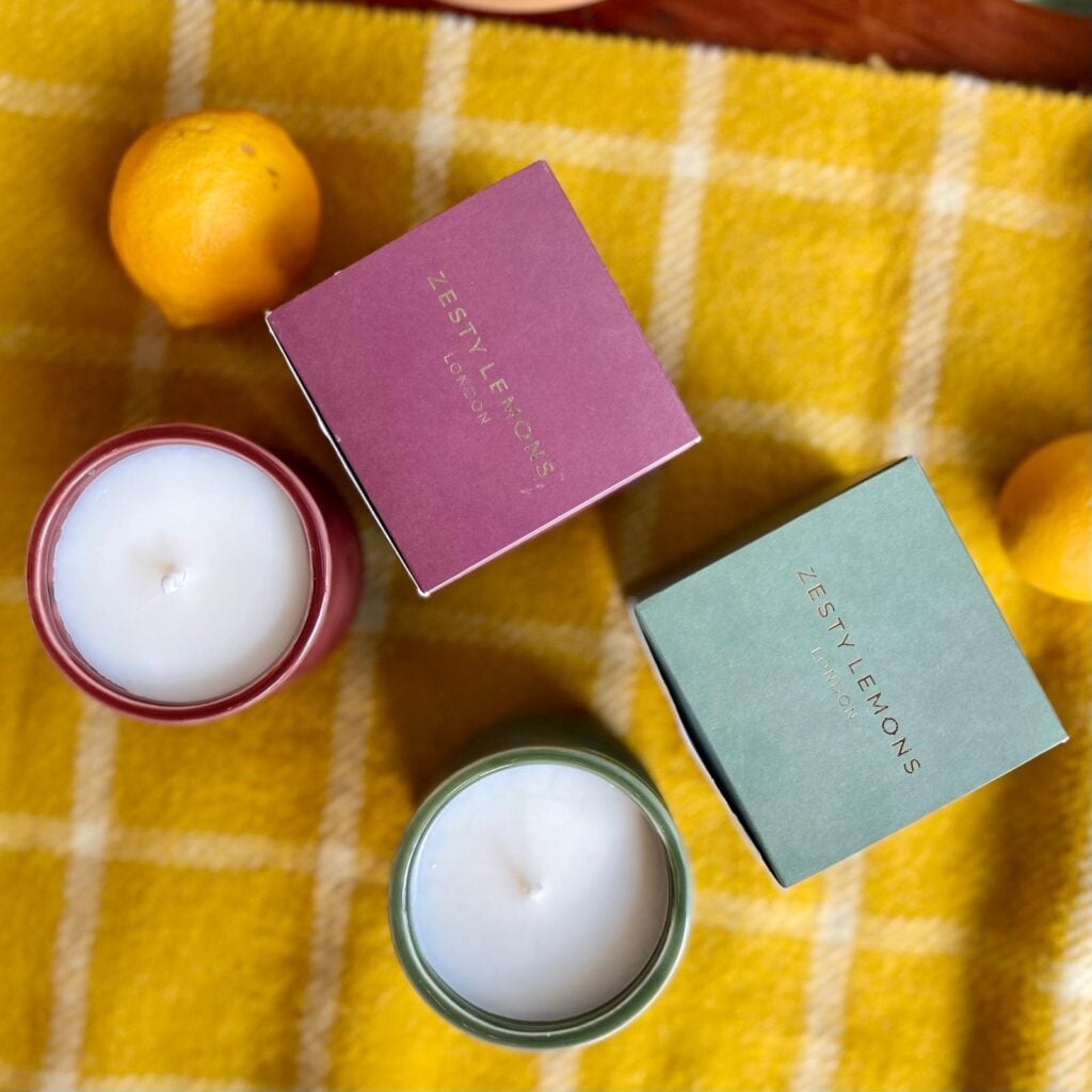 Zesty Lemon Contemporary Kiln Candles - Image 9