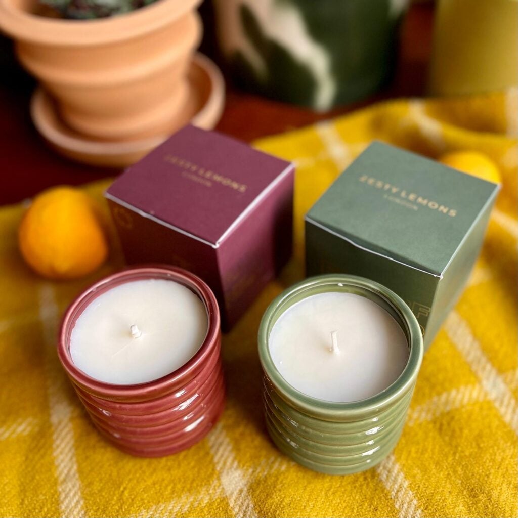 Zesty Lemon Contemporary Kiln Candles - Image 5