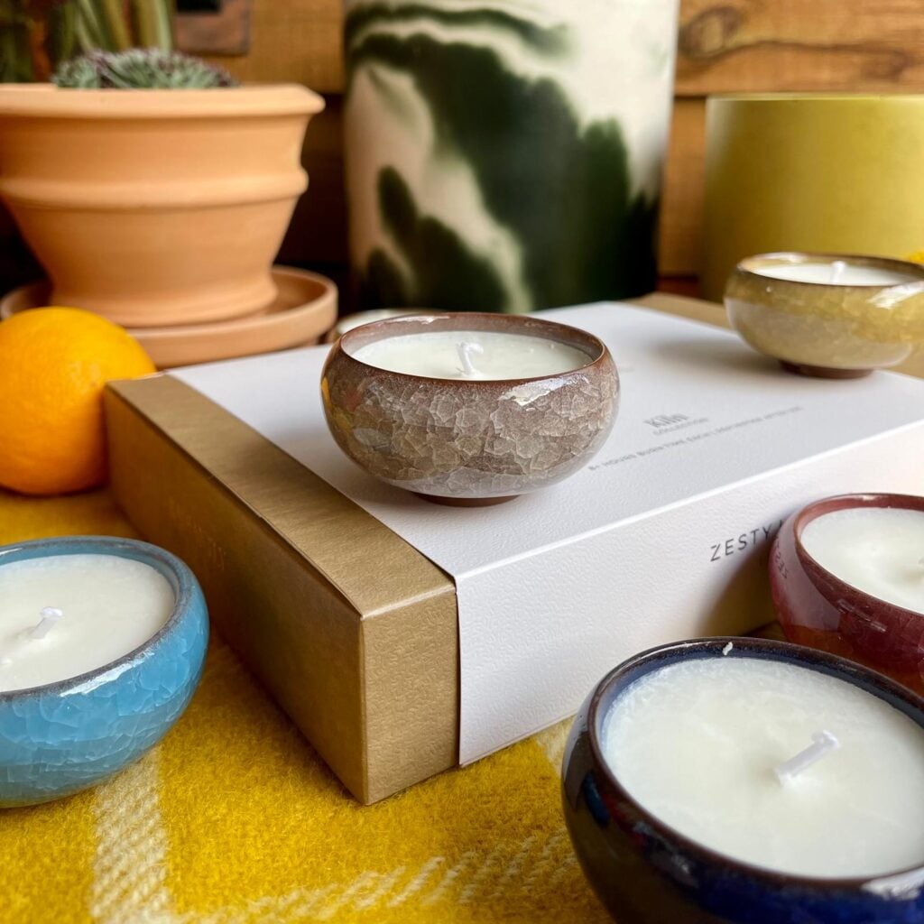Zesty Lemon Kiln Ceramic Tea Lights - Image 4