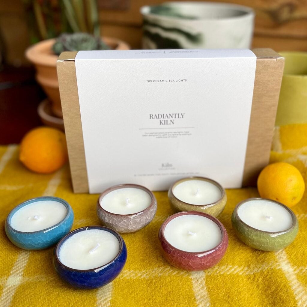 Zesty Lemon Kiln Ceramic Tea Lights - Image 5