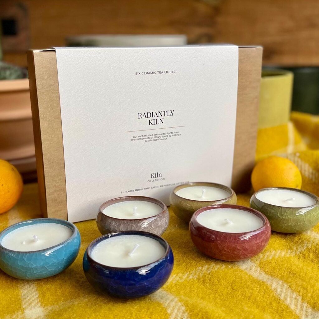 Zesty Lemon Kiln Ceramic Tea Lights