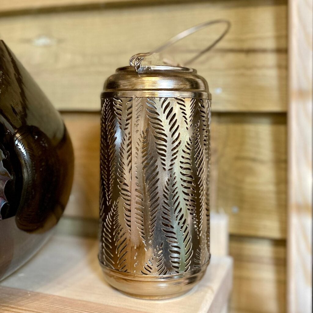 Small Gold Leaf Lantern