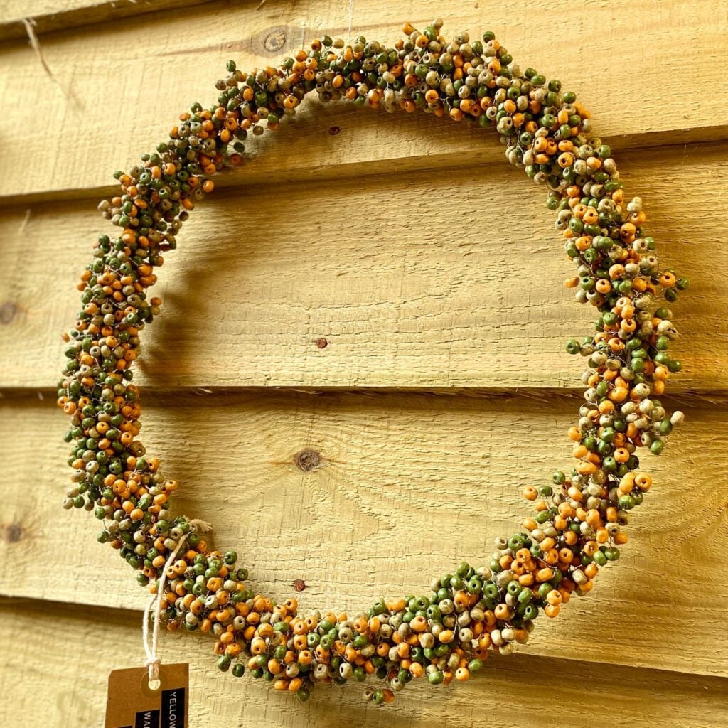 Wall Wreath Yellow & Green