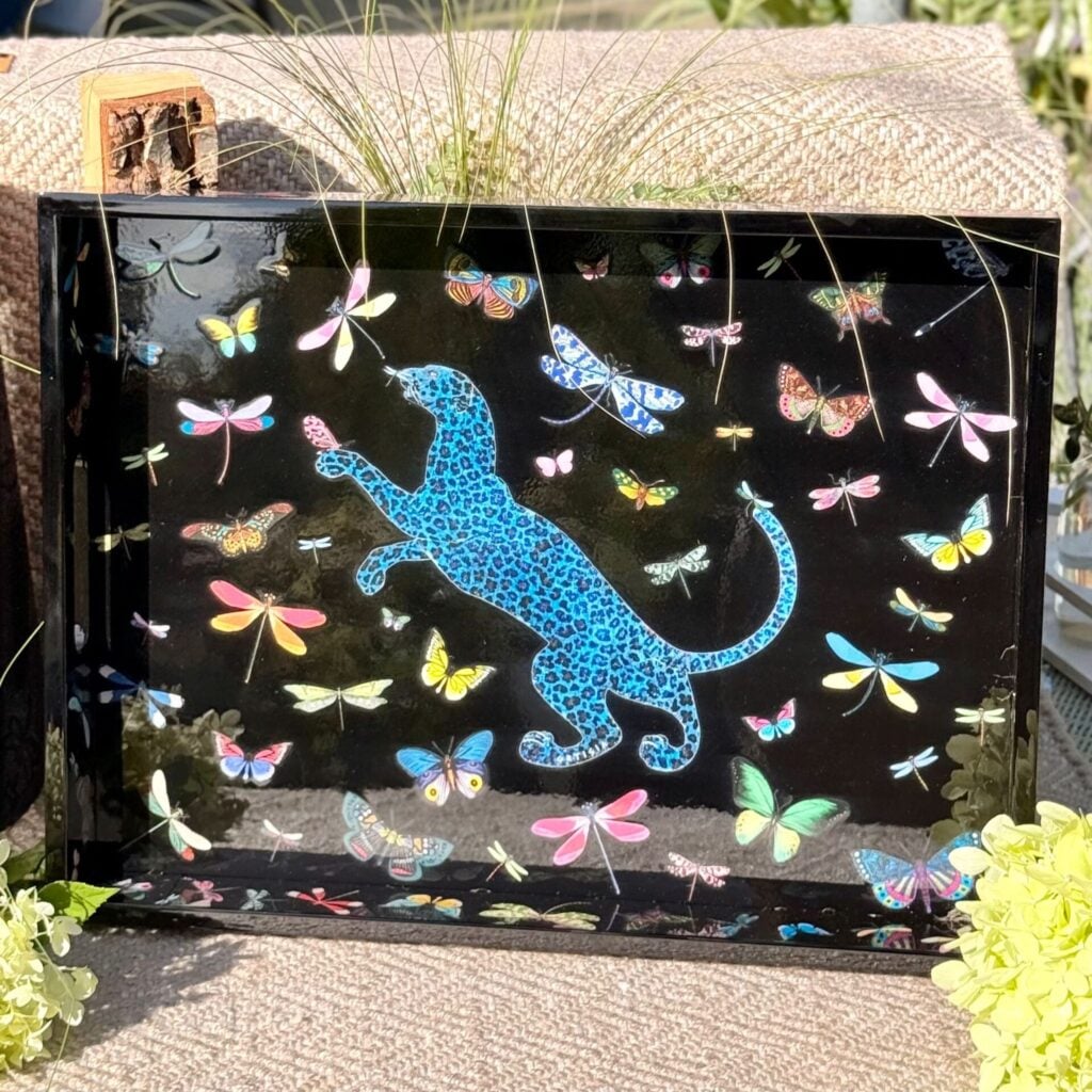 Ortigia Sicilia Dragonflies Rectangle Tray - Image 2