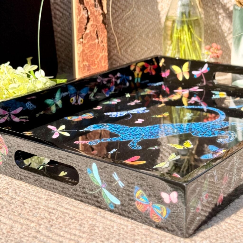 Ortigia Sicilia Dragonflies Rectangle Tray - Image 5