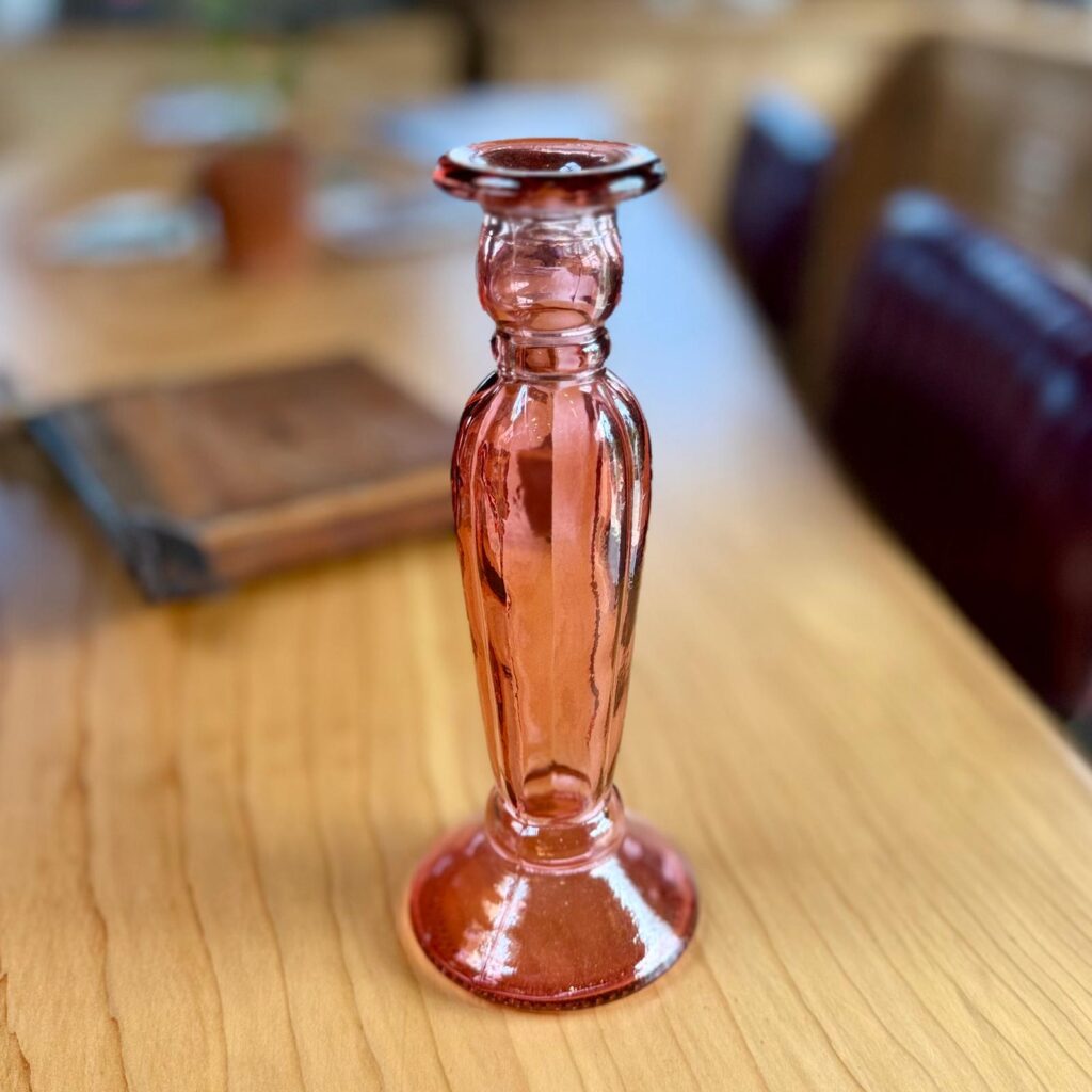 Glass Candlesticks - Image 2