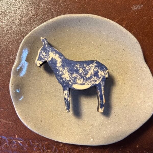 Julia Ogden Donkey Brooch