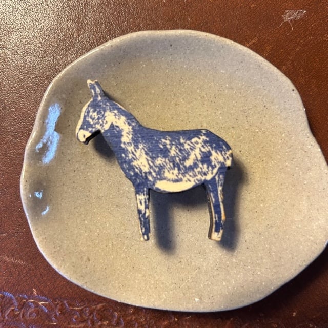 Julia Ogden Donkey Brooch