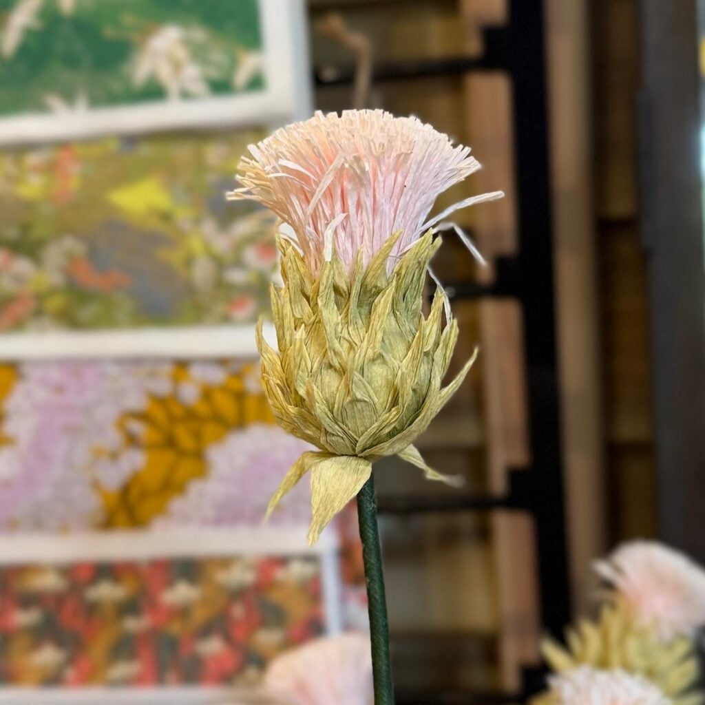 Sussex Handmade Paper Thistle - Image 2